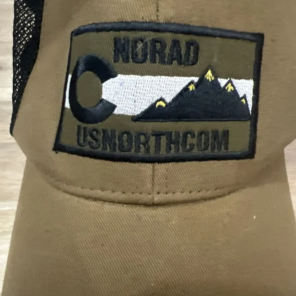NORAD NORTHCOM Beige Baseball Cap One Size - Picture 7 of 8